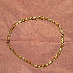 GIANI BERNINI Hearts & Kisses 17" Statement Necklace in 18k Tricolor Gold-Plate